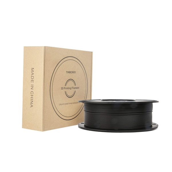 Matte PLA Filament 1.75mm 1kg, TINMORRY Filament PLA 3D Printing Materials for 3D Printer, 1 Spool, Matt Black - Image 4