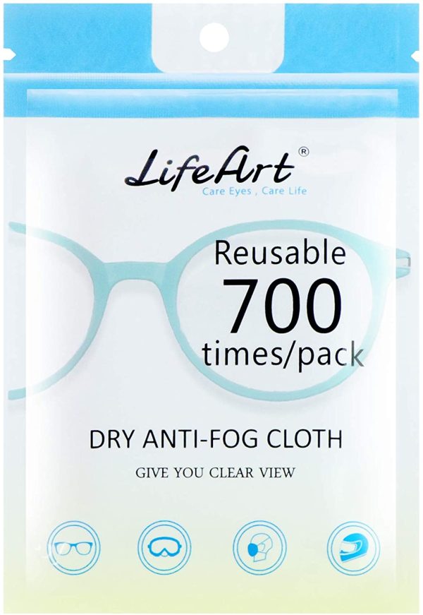 LifeArt Anti-Fog Wipe, Eyeglasses Cleaning Cloths, Cleaning Wipe for Eyeglasses, Tablets, Screens, Lens Wipe for Camera Lenses - Image 5