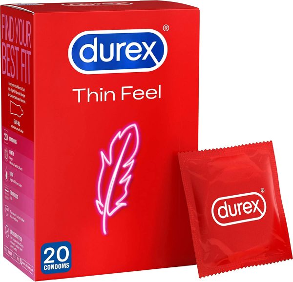 Durex Thin Feel Condoms, Pack of 20 - Image 2