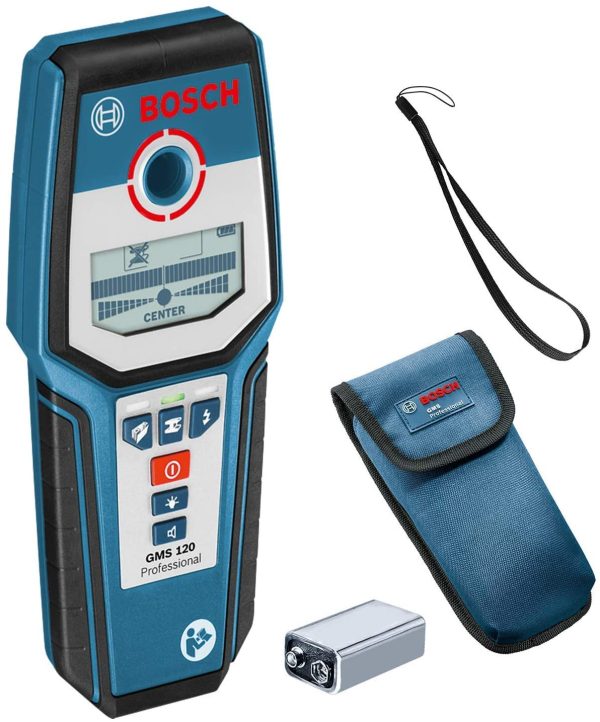 Bosch Professional 601081000 Professional Digital Detector , 9 V, Black/Blue & 0601096B00 Tripod for Lasers and Levels BT 150, Blue, 10.8 cm*58.8 cm*11.6 cm - Image 5