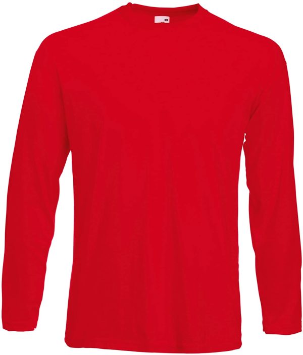 Fruit Of The Loom Men's Valueweight Long Sleeve Tee