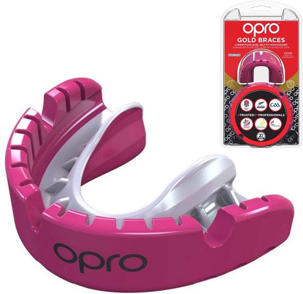 Opro Self-Fit Gold Mouthguard for Braces