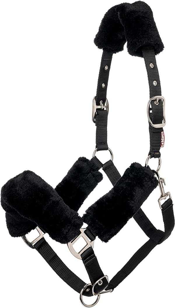 LeMieux Comfort Horse Headcollar with Soft Fleece Lining, Adjustable Metal Fastenings and Noseband - Image 6