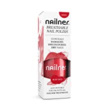 Nailner Breathable Nail Polish packaging conceals damaged discoloured dry nails
