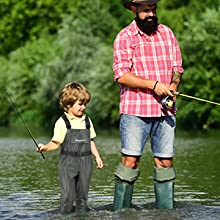 kid chest waders