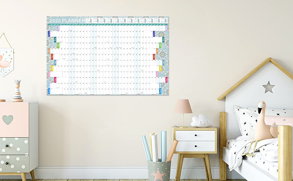 2021-2022 wall planner