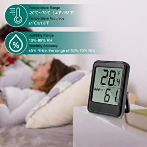 Indoor Digital Thermometer Hygrometer