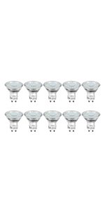 LE 4W GU10 LED Light Bulbs, Daylight White