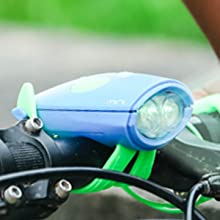 hornit mini green blue kids bike light bell scooter accessory accessories