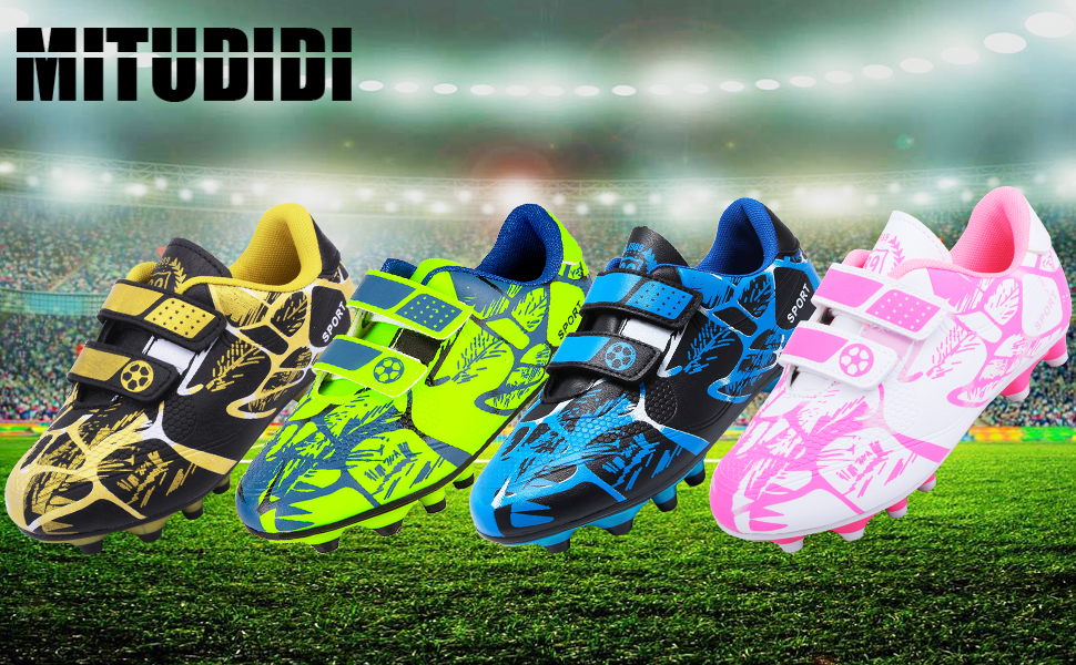  Kids Football Boot Boys Soccer Athletics Training Shoes Girls Indoor Sport Shoes Football Shoes