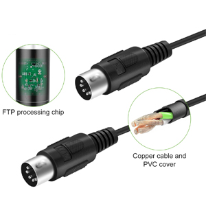 MIDI to USB Interface Cable