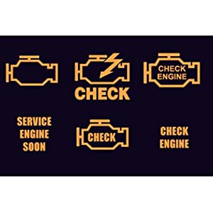 check engine light on dashboard