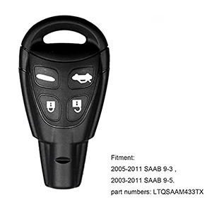 Saab 93 95 9-3 9-5 Smart Key Shell