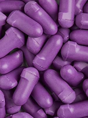 EarHub earplugs purple foam 