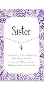 sister necklace