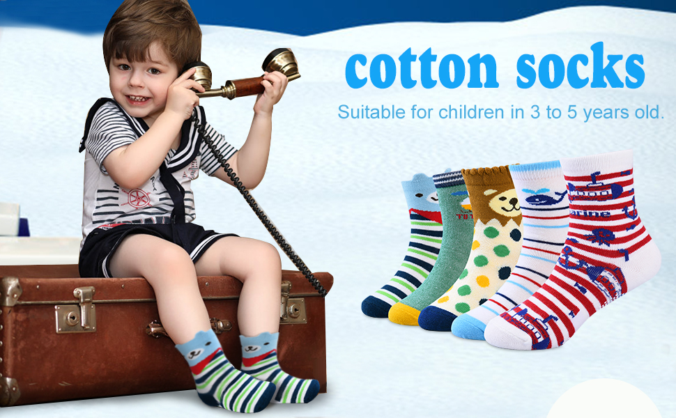 Boys Grips Cotton Ankle Socks - Children Girls Cute Novelty Toddler Infant