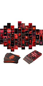 Collage Card-Red neon-50p