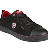 Lee Cooper Workwear LCSHOE054 Retro Safety Work Shoe in Black