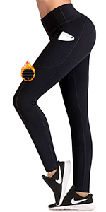 thermal leggings women fleece lined leggings women winter leggings