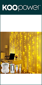 300LED Curtain Fairy Lights