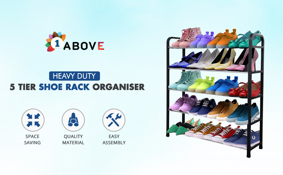 5 Tier Shoe Rack Organiser