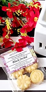 black orchid wax melts with burner