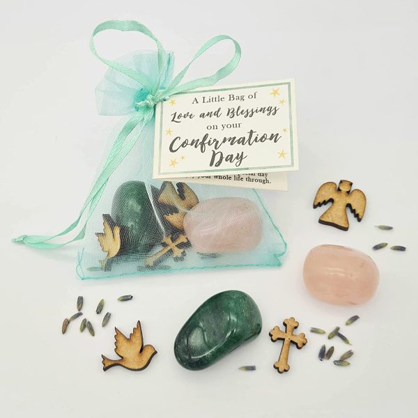 Confirmation Gift Bag of Love and Blessings - Gemstones Keepsake with Mini Card - Image 4