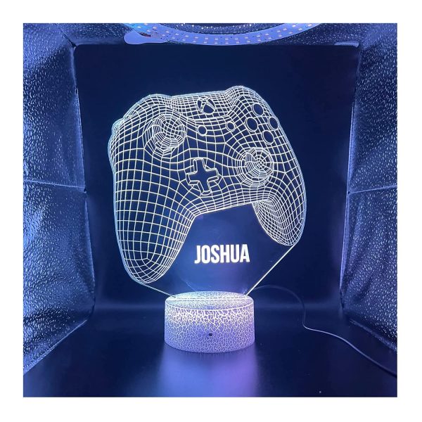 Personalised Gamer Gift 3D Effect Multicolour Led Xbox Light | Gamer Birthday, Fathers Day Gift, Christmas Gift - Image 4