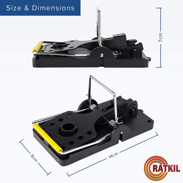 Ratkil Rat Traps - 2 x Large Heavy Duty Rat Traps That Kill Instantly - Reusable Rat, Mouse Rodent solution - Image 6