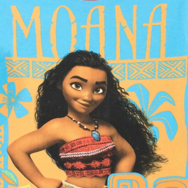 Disney Girls Moana Pyjamas Snuggle Fit - Image 3