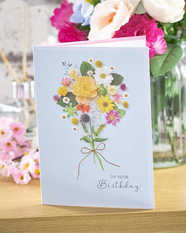 Birthday Card for Her - Female Birthday Card - Pretty Floral Design, 601354 - Image 3