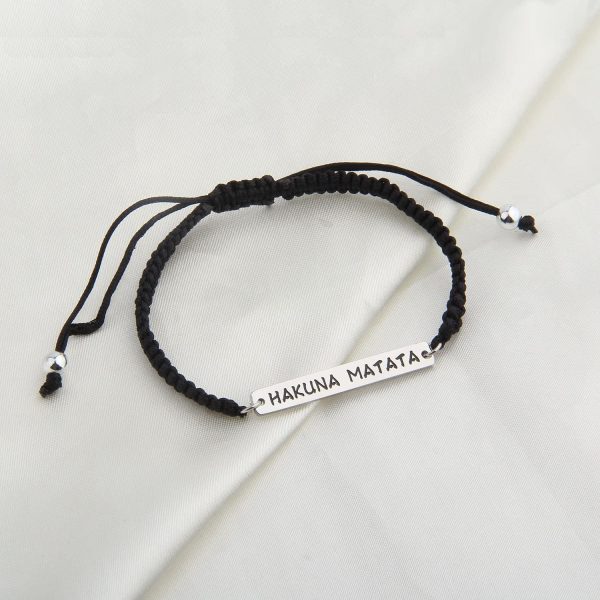 KUIYAI Hakuna Matata Mantra Bracelet Inspirational Gift Movie Lover Gift for Her - Image 5