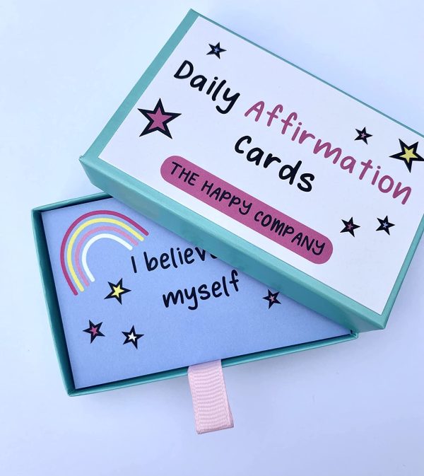 Daily Happiness Affirmation Cards, Positive Affirmation Deck, Self help cards, girls and kids affirmation cards - Image 2