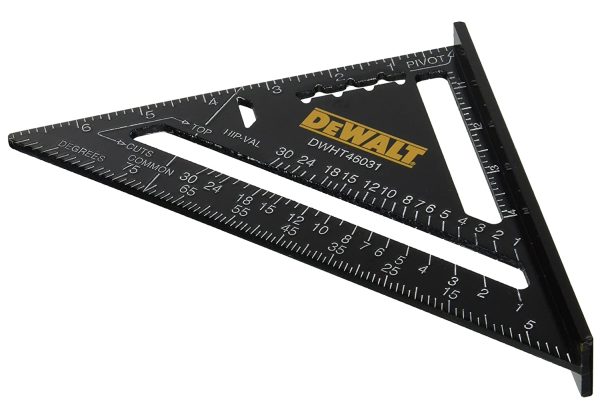 DEWALT DWHT46031 Aluminum 7-inch Premium Rafter Square - Image 3