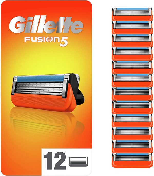 Gillette Fusion5 Razor Blades for Men, Pack of 12 - Image 4