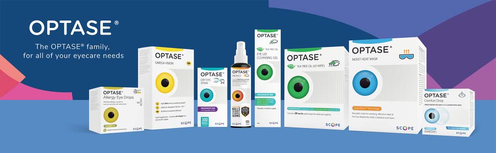 Optase Eyecare product range for all your eyecare needs