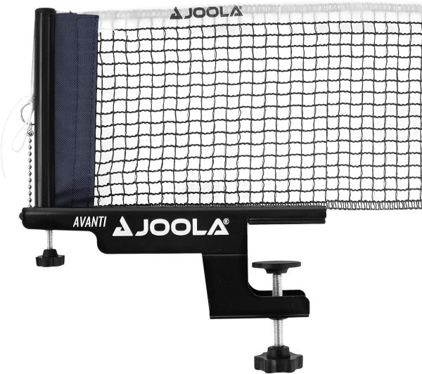 JOOLA Avanti Premium Table Tennis Post Set Portable and Easy Setup Regulation Size Ping Pong Screw On Clamp Net, , 72"