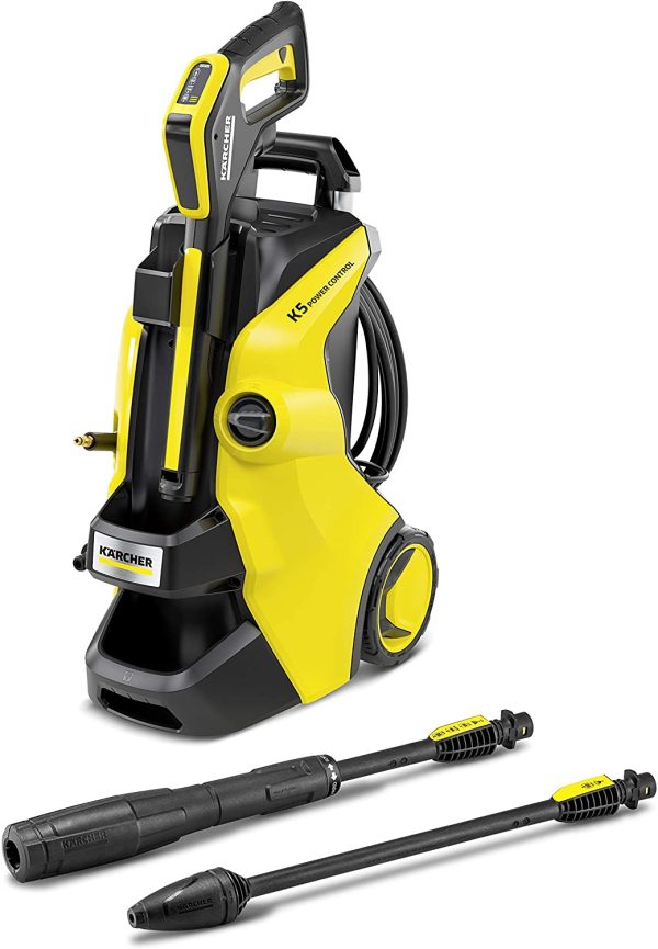 K?rcher K 5 Power Control high pressure washer: Intelligent app support - the solution for a wide range of cleaning tasks & 62957650 3-in-1 Stone Plug and Clean - Black - Image 7