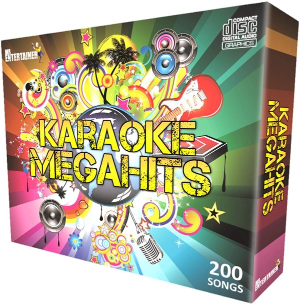 Beatbox Karaoke Machine CDG/CD+G. Built in Disco Lights. Includes 240 Song Family Party Hits Pack & 2 Microphones (Wired Microphones) - Image 6