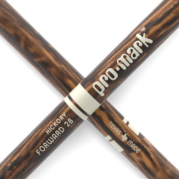 ProMark Drum Sticks - Classic Forward 2B Drumsticks - FireGrain For Playing Harder, Longer - No Excess Vibration - Lacquer Finish, Oval Wood Tip, Hickory Wood - 1 Pair - Image 6