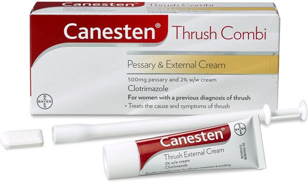 Canesten Thrush Combi Pessary & External Cream for Thrush Treatment | Clotrimazole | Two-Step Complete Relief Thrush Treatment - Image 8