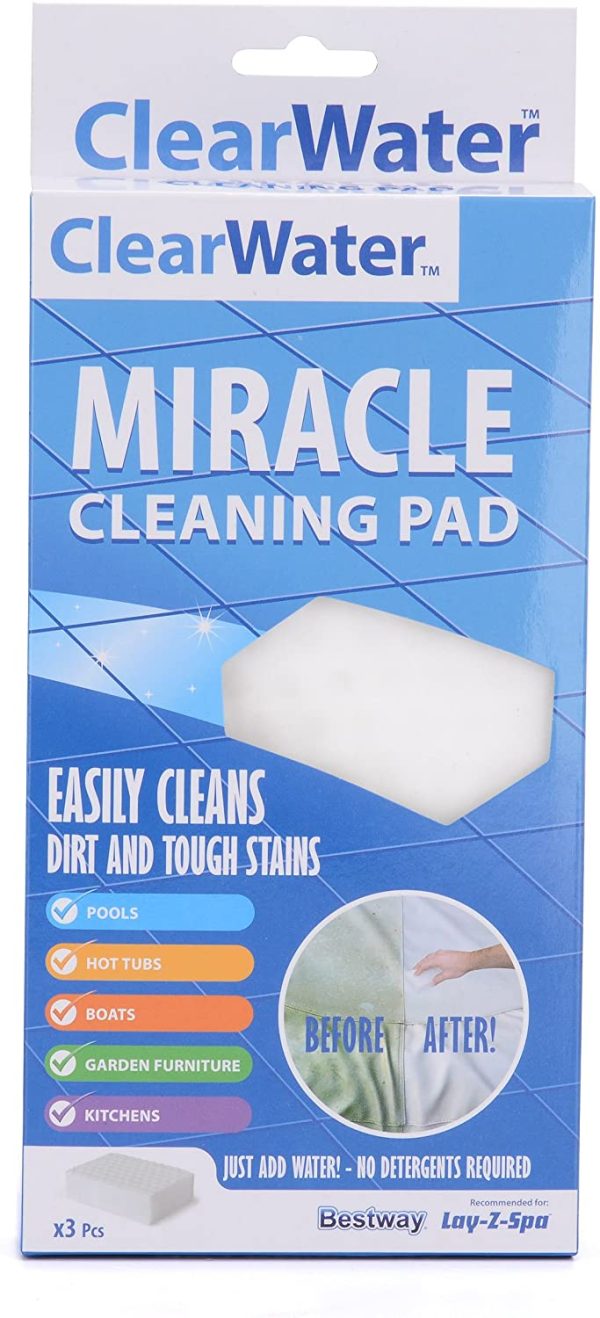 Clearwater CH0005 PH Plus Increaser for Swimming Pool and Spa Treatment & CH0025 Miracle Sponge Eraser Pad for Swimming Pool and Spa Treatment (Suitable for Lay-Z-Spa Products) - Image 6