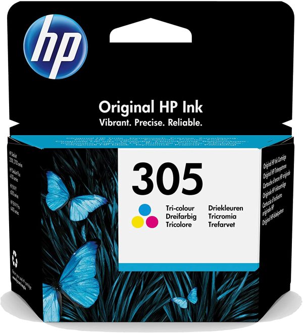 HP 3YM60AE 305 Original Ink Cartridge, Tri-Colour, Single Pack - Image 7