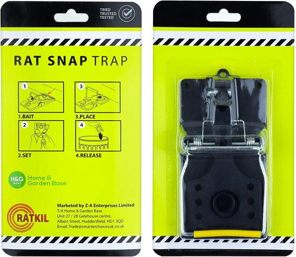 Ratkil Rat Traps - 2 x Large Heavy Duty Rat Traps That Kill Instantly - Reusable Rat, Mouse Rodent solution - Image 2