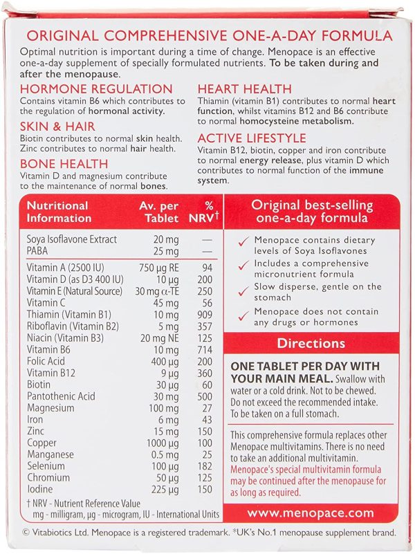 Vitabiotics Menopace Tablets - Image 6