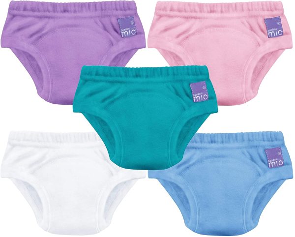 Bambino Mio, potty training pants, mixed girl lilac, 18-24 months, 5 pack - Image 4