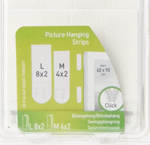 Command Picture Hanging Strips ?C Removable Hanging Strips for Large Picture Frames ?C Value Pack - 4 Pairs (Medium), 8 Pairs (Large) - Image 4