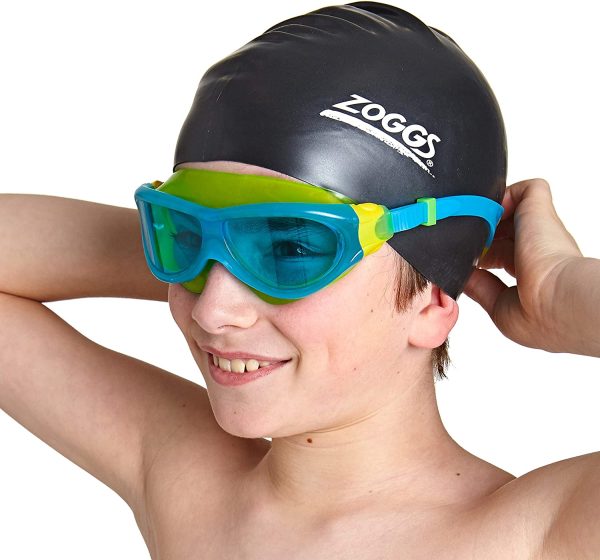 Zoggs Phantom Junior Swimming Goggles, UV Protection Swim Goggles, Quick Adjust children??s Goggles Straps, Fog Free Clear Swim Goggle Lenses, Swimming Goggles kids 6-14 years - Image 2