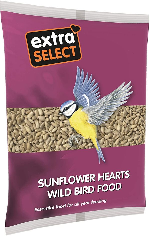 Extra Select Sunflower Hearts Wild Bird Food, 2 kg - Image 2