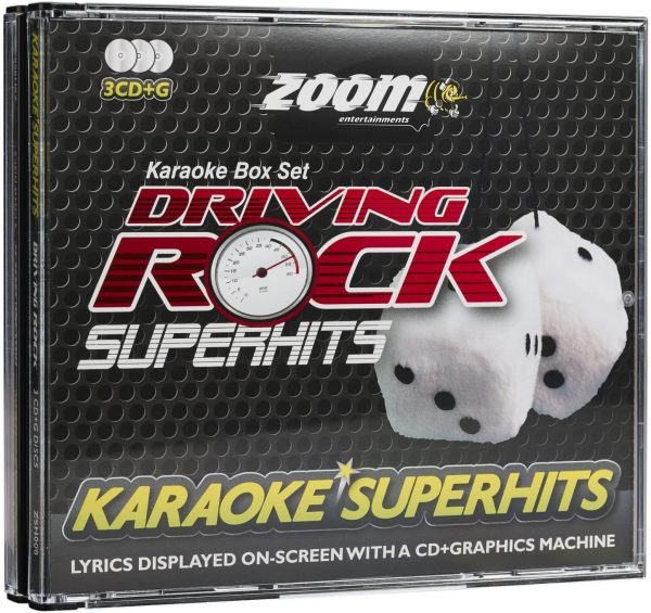 Zoom Karaoke CD+G - Driving Rock Superhits - Triple CD+G Karaoke Pack - Image 2